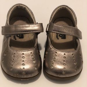 See Kai Run silver shoes